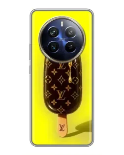 Чехол для Realme 12 Plus с картинкой «Мороженое от LV»