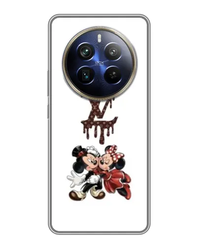 Чехол для Realme 12 Plus с картинкой «LV и Микки Маус» Чехол для Realme 12 Plus с картинкой «LV и Микки Маус»