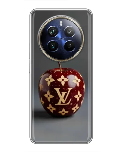 Чехол для Realme 12 Plus с картинкой «Красное яблоко LV» Чехол для Realme 12 Plus с картинкой «Красное яблоко LV»