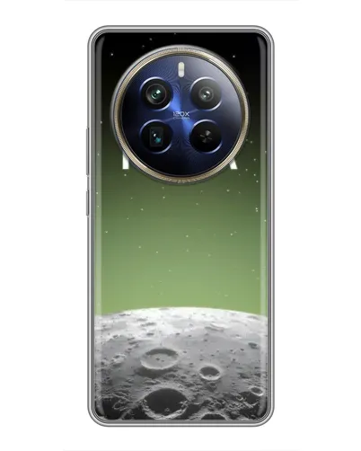 Чехол для Realme 12 Plus с картинкой «NASA — лунный градиент» Чехол для Realme 12 Plus с картинкой «NASA — лунный градиент»