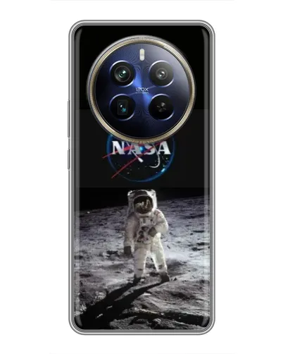 Чехол для Realme 12 Plus с картинкой «Астронавт на Луне» Чехол для Realme 12 Plus с картинкой «Астронавт на Луне»