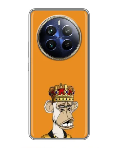 Чехол для Realme 12 Plus с картинкой «Золотая обезьяна Bored Ape»