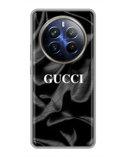 Чехол для Realme 12 Plus с картинкой «Gucci — шелковые волны» Чехол для Realme 12 Plus с картинкой «Gucci — шелковые волны»