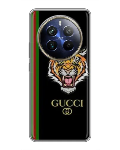 Чехол для Realme 12 Plus с картинкой «Тигр Gucci» Чехол для Realme 12 Plus с картинкой «Тигр Gucci»