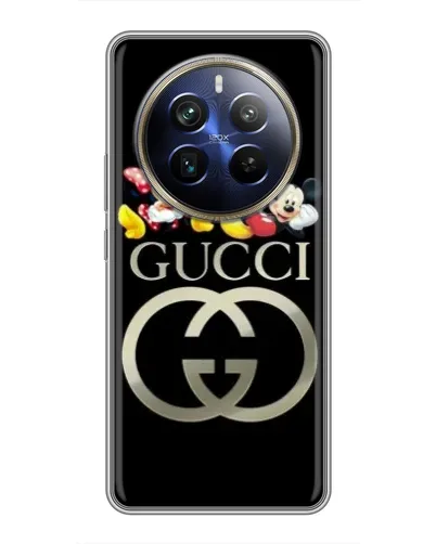 Чехол для Realme 12 Plus с картинкой «Gucci — герои Disney» Чехол для Realme 12 Plus с картинкой «Gucci — герои Disney»