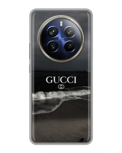 Чехол для Realme 12 Plus с картинкой «Gucci — морской прибой» Чехол для Realme 12 Plus с картинкой «Gucci — морской прибой»