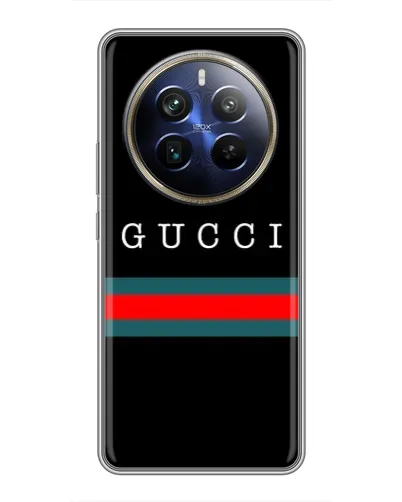 Чехол для Realme 12 Plus с картинкой «Gucci — красный пояс» Чехол для Realme 12 Plus с картинкой «Gucci — красный пояс»