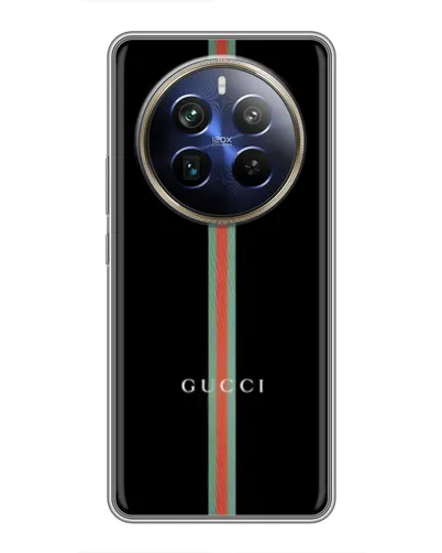 Чехол для Realme 12 Plus с картинкой «Gucci — строгая линия» Чехол для Realme 12 Plus с картинкой «Gucci — строгая линия»