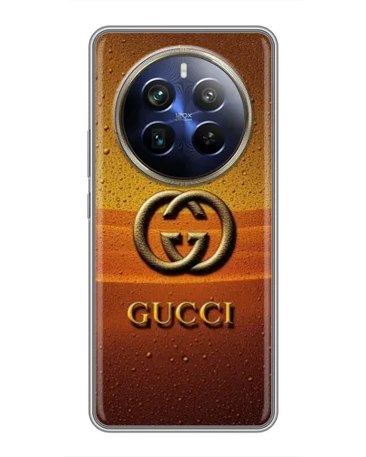 Чехол для Realme 12 Plus с картинкой «Gucci — солнечный градиент» Чехол для Realme 12 Plus с картинкой «Gucci — солнечный градиент»