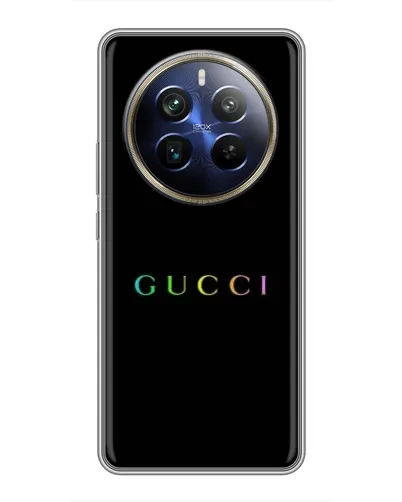 Чехол для Realme 12 Plus с картинкой «Gucci — неоновый минимализм» Чехол для Realme 12 Plus с картинкой «Gucci — неоновый минимализм»