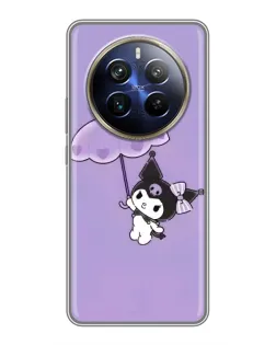 Чехол для Realme 12 Plus с картинкой «Kuromi с зонтиком» Чехол для Realme 12 Plus с картинкой «Kuromi с зонтиком»