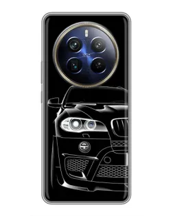 Чохол для Realme 12 Plus з картинкою «Темний силует BMW» Чохол для Realme 12 Plus з картинкою «Темний силует BMW»