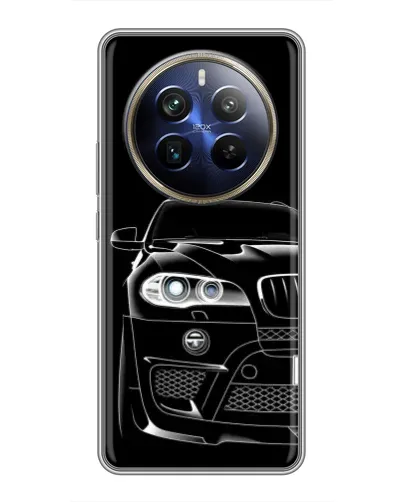 Чохол для Realme 12 Plus з картинкою «Темний силует BMW» Чохол для Realme 12 Plus з картинкою «Темний силует BMW»