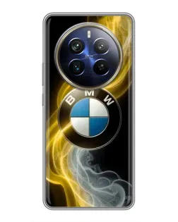 Чохол для Realme 12 Plus з картинкою «Золотистий дим BMW» Чохол для Realme 12 Plus з картинкою «Золотистий дим BMW»