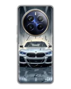 Чохол для Realme 12 Plus з картинкою «BMW у світлі фар» Чохол для Realme 12 Plus з картинкою «BMW у світлі фар»