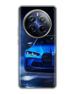 Чохол для Realme 12 Plus з картинкою «Блакитна BMW M4» Чохол для Realme 12 Plus з картинкою «Блакитна BMW M4»