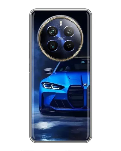 Чохол для Realme 12 Plus з картинкою «Блакитна BMW M4» Чохол для Realme 12 Plus з картинкою «Блакитна BMW M4»