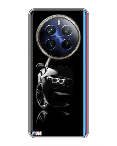 Чохол для Realme 12 Plus з картинкою «Силует BMW в темряві» Чохол для Realme 12 Plus з картинкою «Силует BMW в темряві»