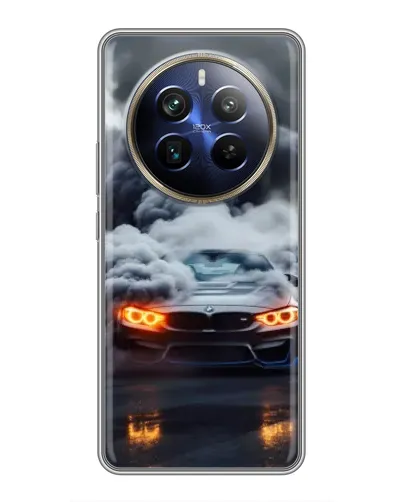 Чохол для Realme 12 Plus з картинкою «BMW у диму» Чохол для Realme 12 Plus з картинкою «BMW у диму»
