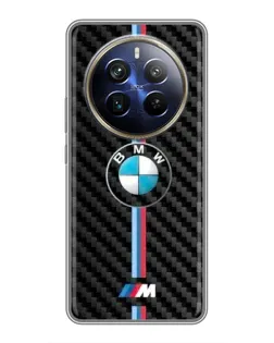 Чохол для Realme 12 Plus з картинкою «Емблема BMW та карбон» Чохол для Realme 12 Plus з картинкою «Емблема BMW та карбон»