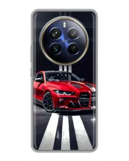 Чохол для Realme 12 Plus з картинкою «Червона BMW на дорозі» Чохол для Realme 12 Plus з картинкою «Червона BMW на дорозі»