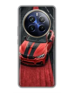 Чохол для Realme 12 Plus з картинкою «BMW на червоній доріжці» Чохол для Realme 12 Plus з картинкою «BMW на червоній доріжці»