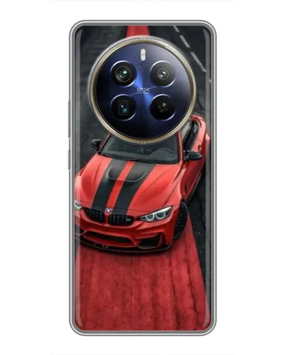 Чохол для Realme 12 Plus з картинкою «BMW на червоній доріжці» Чохол для Realme 12 Plus з картинкою «BMW на червоній доріжці»