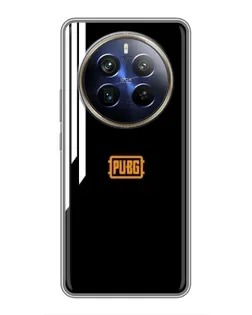 Чохол для Realme 12 Plus з картинкою «PUBG — вертикальні лінії» Чохол для Realme 12 Plus з картинкою «PUBG — вертикальні лінії»