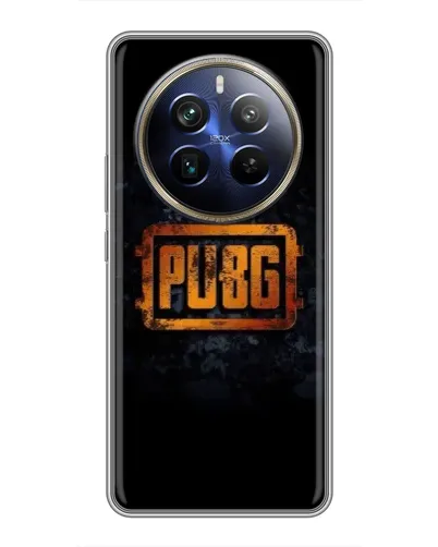Чохол для Realme 12 Plus з картинкою «PUBG — золотий логотип» Чохол для Realme 12 Plus з картинкою «PUBG — золотий логотип»