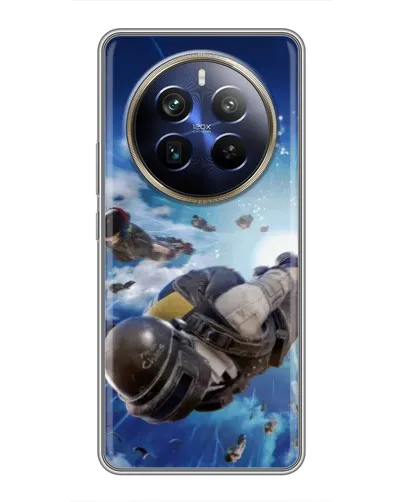 Чохол для Realme 12 Plus з картинкою «Десант PUBG — стрибок» Чохол для Realme 12 Plus з картинкою «Десант PUBG — стрибок»