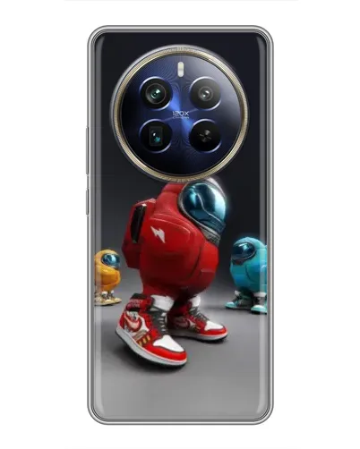 Чехол для Realme 12 Plus с картинкой «Among Us — 3D стиль» Чехол для Realme 12 Plus с картинкой «Among Us — 3D стиль»