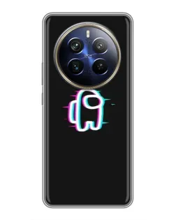 Чохол для Realme 12 Plus з картинкою «Among Us неон»