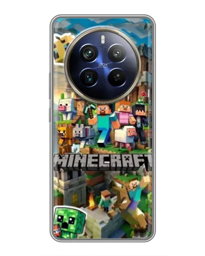 Чохол для Realme 12 Plus з картинкою «Замок Minecraft» Чохол для Realme 12 Plus з картинкою «Замок Minecraft»