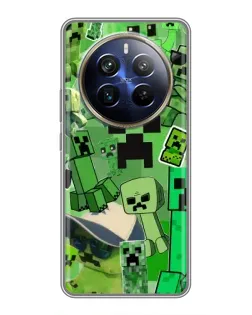 Чохол для Realme 12 Plus з картинкою «Кріпери Minecraft» Чохол для Realme 12 Plus з картинкою «Кріпери Minecraft»