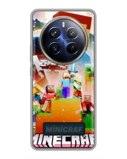 Чохол для Realme 12 Plus з картинкою «Minecraft герої гри» Чохол для Realme 12 Plus з картинкою «Minecraft герої гри»