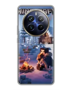 Чохол для Realme 12 Plus з картинкою «Зимовий Minecraft» Чохол для Realme 12 Plus з картинкою «Зимовий Minecraft»