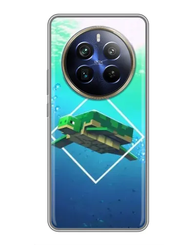 Чохол для Realme 12 Plus з картинкою «Черепаха Minecraft» Чохол для Realme 12 Plus з картинкою «Черепаха Minecraft»