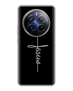 Чехол для Realme 12 Plus с картинкой «Тонкая линия веры»