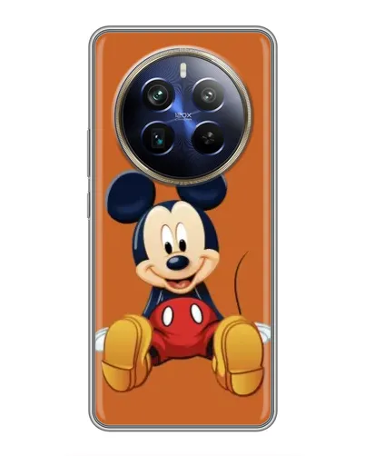Чехол для Realme 12 Plus с картинкой «Микки отдыхает»