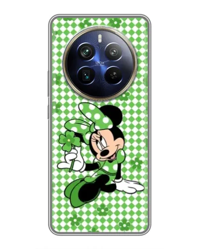 Чехол для Realme 12 Plus с картинкой «Mickey в клетку»