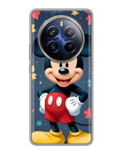 Чехол для Realme 12 Plus с картинкой «Осенний Mickey Mouse»