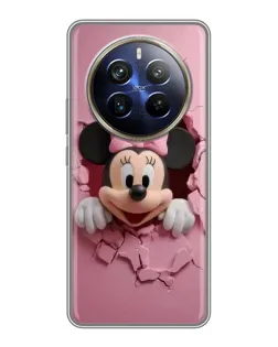 Чехол для Realme 12 Plus с картинкой «Минни сквозь стену»