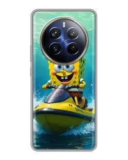 Чохол для Realme 12 Plus з картинкою «Спанч Боб на гідроциклі» Чохол для Realme 12 Plus з картинкою «Спанч Боб на гідроциклі»