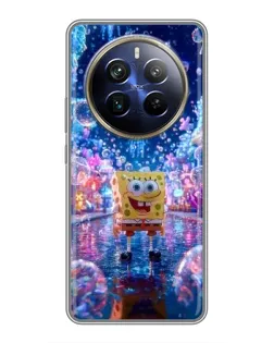 Чехол для Realme 12 Plus с картинкой «Неоновый океан»