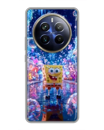 Чехол для Realme 12 Plus с картинкой «Неоновый океан»