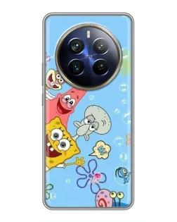 Чехол для Realme 12 Plus с картинкой «Веселые пузырьки»