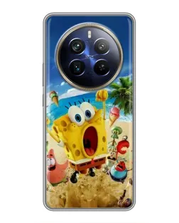 Чехол для Realme 12 Plus с картинкой «Развлечения на пляже»