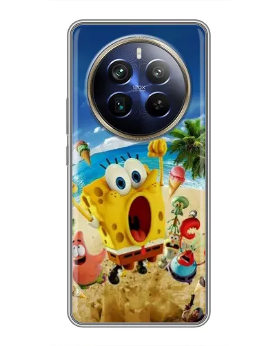 Чехол для Realme 12 Plus с картинкой «Развлечения на пляже»