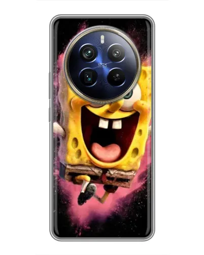 Чехол для Realme 12 Plus с картинкой «Взрывной Спанч Боб»