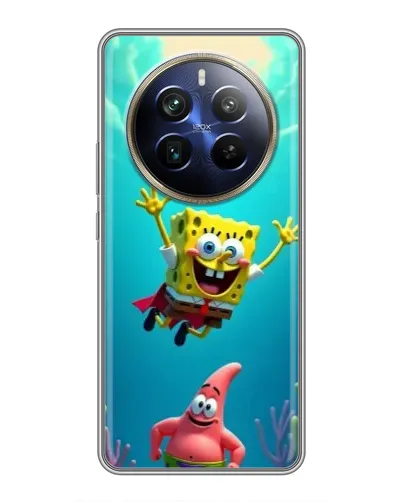Чехол для Realme 12 Plus с картинкой «Спанч Боб под водой» Чехол для Realme 12 Plus с картинкой «Спанч Боб под водой»